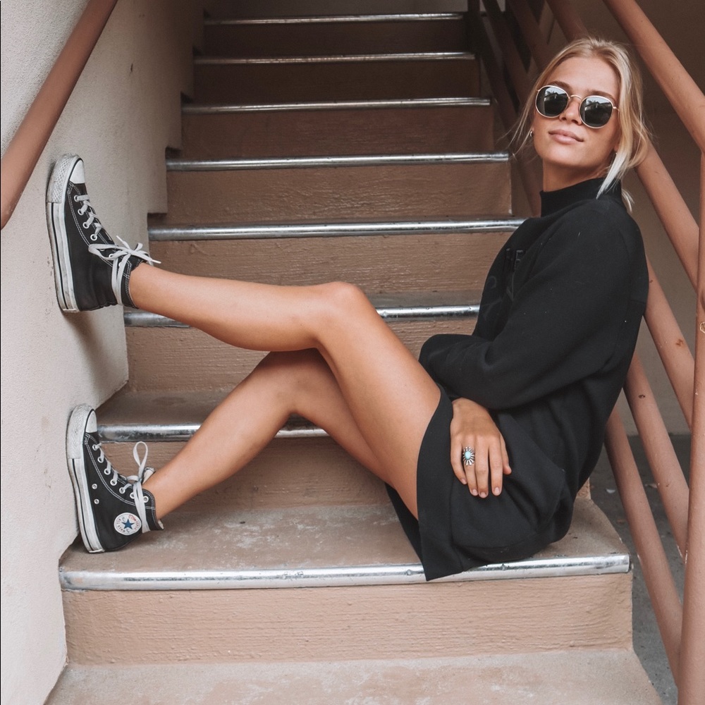 Volcom high neck sweater dress